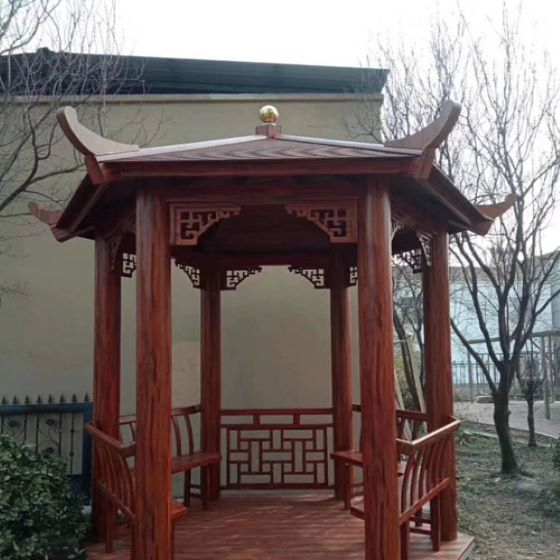 北京小院仿古休闲亭子 铝艺新中式阳光房花园 库存充足 支持加工定制